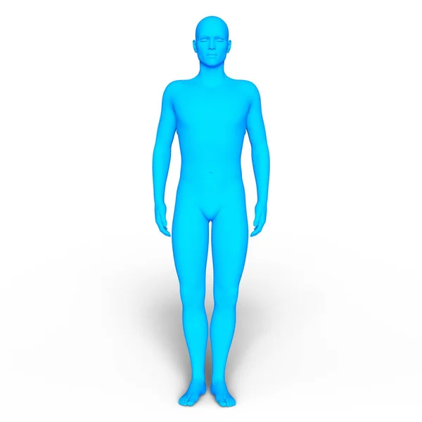 3D CG rendering of a male body — Stock Photo, Image