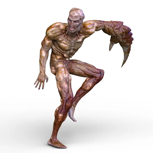 bir canavar 3d cg işleme