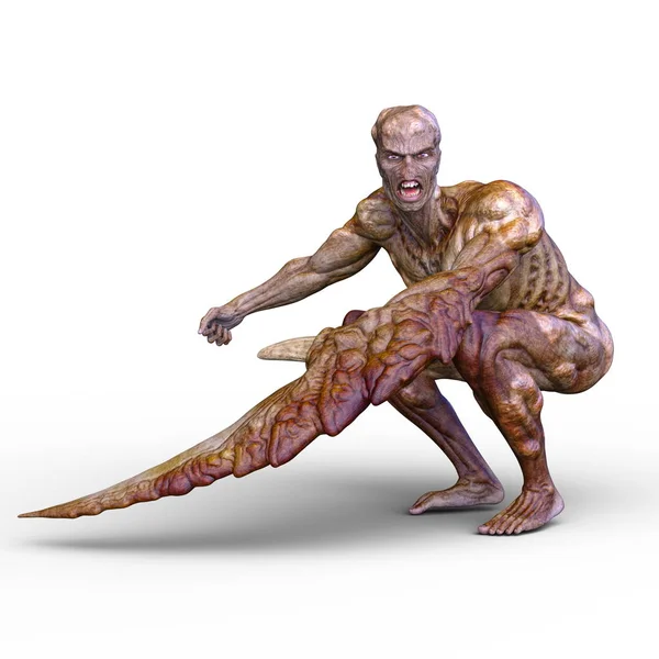 bir canavar 3d cg işleme