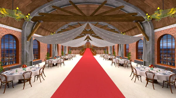 3d cg işleme grand salon