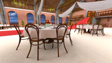 3d cg işleme grand salon