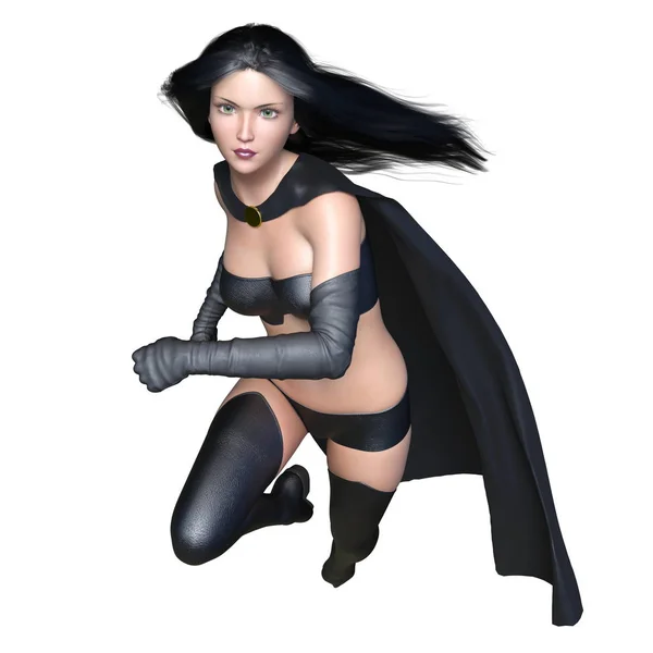 3D CG rendering of a super woman — Stock Photo, Image