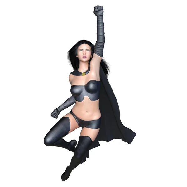 3D CG rendering of a super woman — Stock Photo, Image