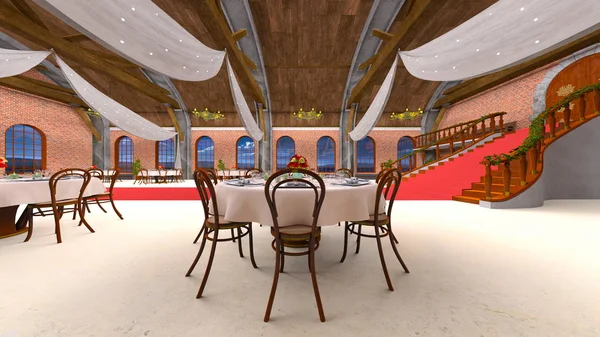 3d cg işleme grand salon