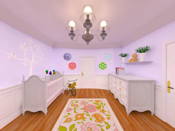 3D CG representación de la habitación de los niños —  Fotos de Stock