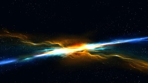 3D CG rendering of the outer space — Stock Photo, Image