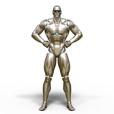 3d cg işleme bir robot