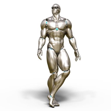 3d cg işleme bir robot