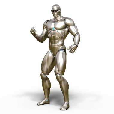 3d cg işleme bir robot