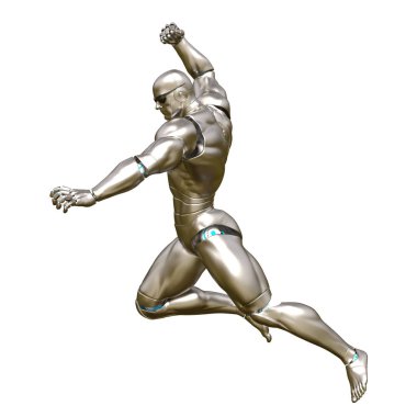 3d cg işleme bir robot