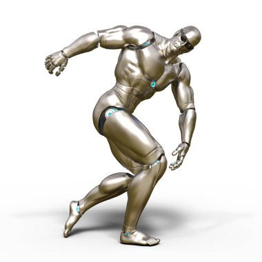 3d cg işleme bir robot