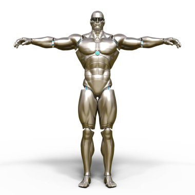 3d cg işleme bir robot