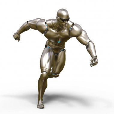 3d cg işleme bir robot