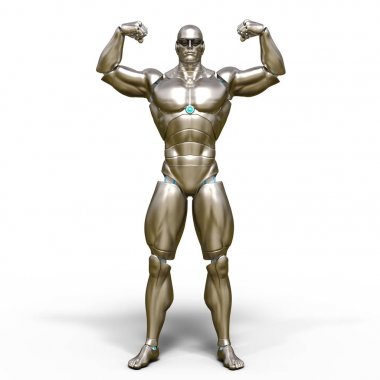 3d cg işleme bir robot