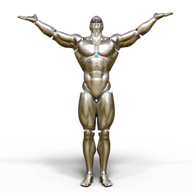 3d cg işleme bir robot