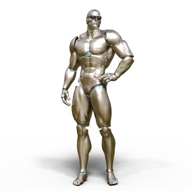 3d cg işleme bir robot