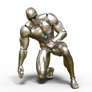 3d cg işleme bir robot