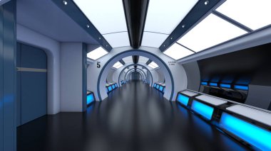 3d cg işleme uzay istasyonu