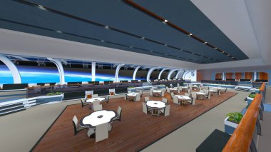 Toplantı Salonu 3d cg render