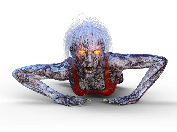 bir kadın zombi 3d cg işleme