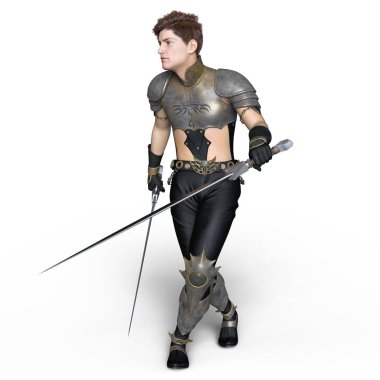 bir şövalyenin 3d cg işleme