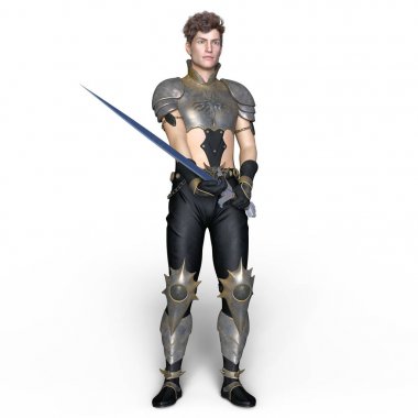 bir şövalyenin 3d cg işleme