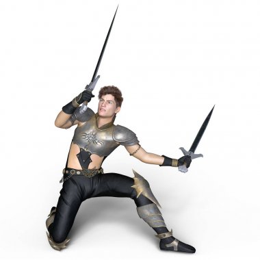 bir şövalyenin 3d cg işleme