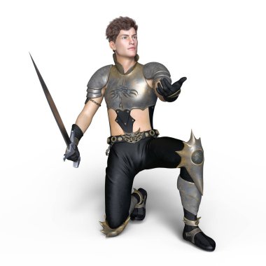 bir şövalyenin 3d cg işleme