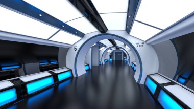 3d cg işleme uzay istasyonu