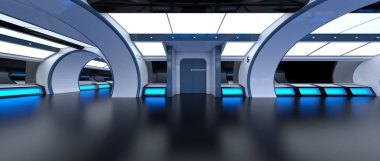 3d cg işleme uzay istasyonu