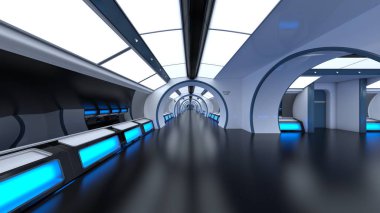 3d cg işleme uzay istasyonu