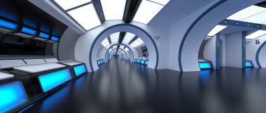 3d cg işleme uzay istasyonu