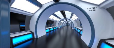 3d cg işleme uzay istasyonu