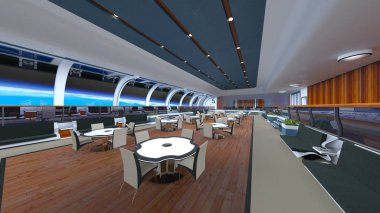 Toplantı Salonu 3d cg render