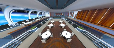 Toplantı Salonu 3d cg render