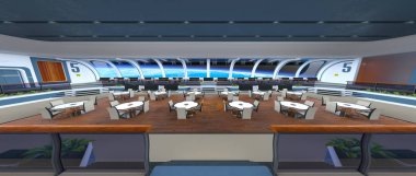 Toplantı Salonu 3d cg render