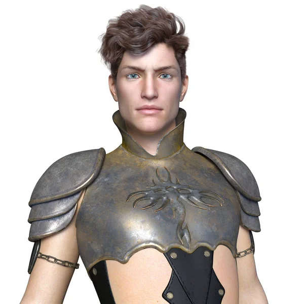 3D CG-gjengivelse av en ridder – stockfoto