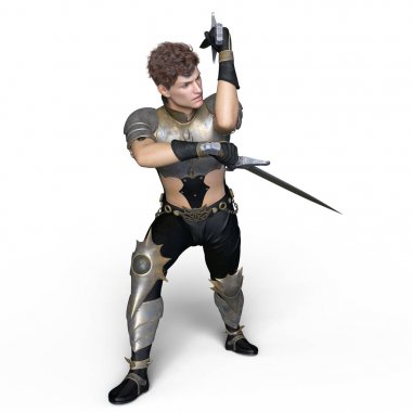 bir şövalyenin 3d cg işleme