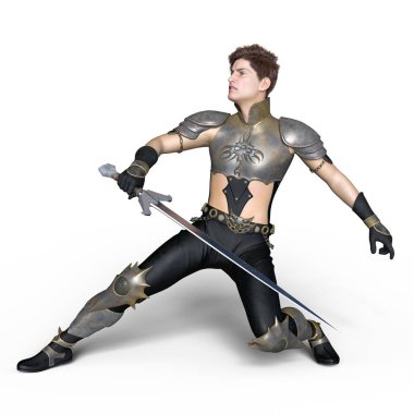 bir şövalyenin 3d cg işleme