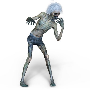 3d cg işleme bir zombi