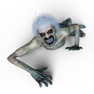 3d cg işleme bir zombi