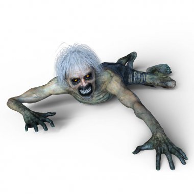 3d cg işleme bir zombi