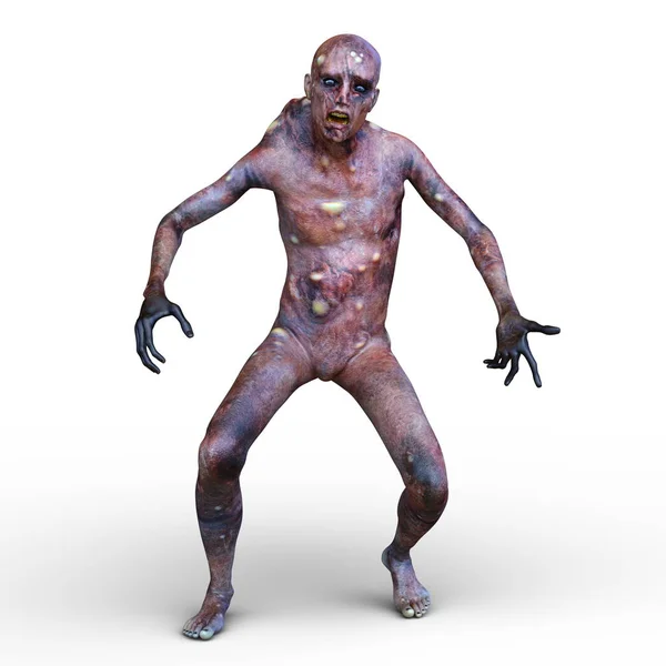 3D-cg rendering van een zombie — Stockfoto