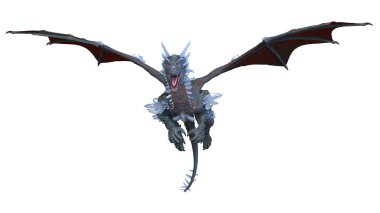 3d cg işleme bir ejderha