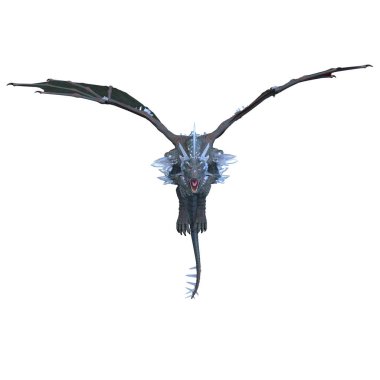 3d cg işleme bir ejderha