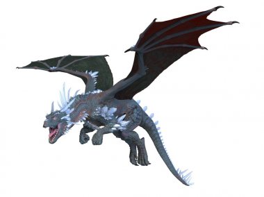 3d cg işleme bir ejderha