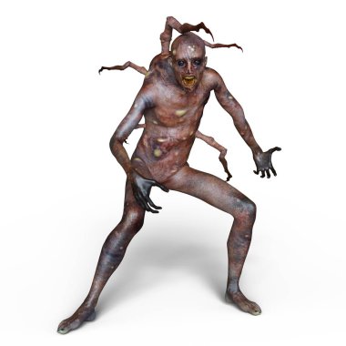 bir canavar 3d cg işleme