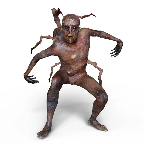 3D CG representación de un monstruo —  Fotos de Stock