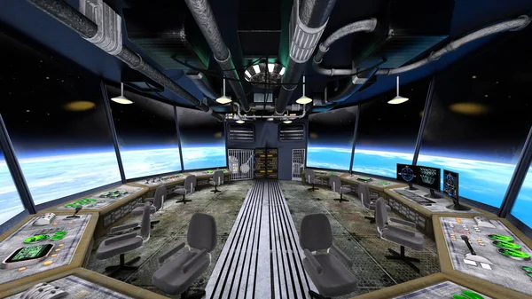 3d cg işleme uzay istasyonu