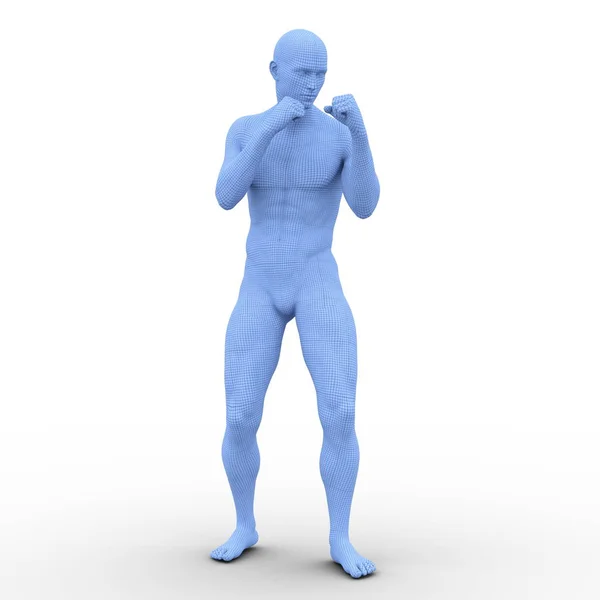 3D CG rendering of a male body — Stock Photo, Image